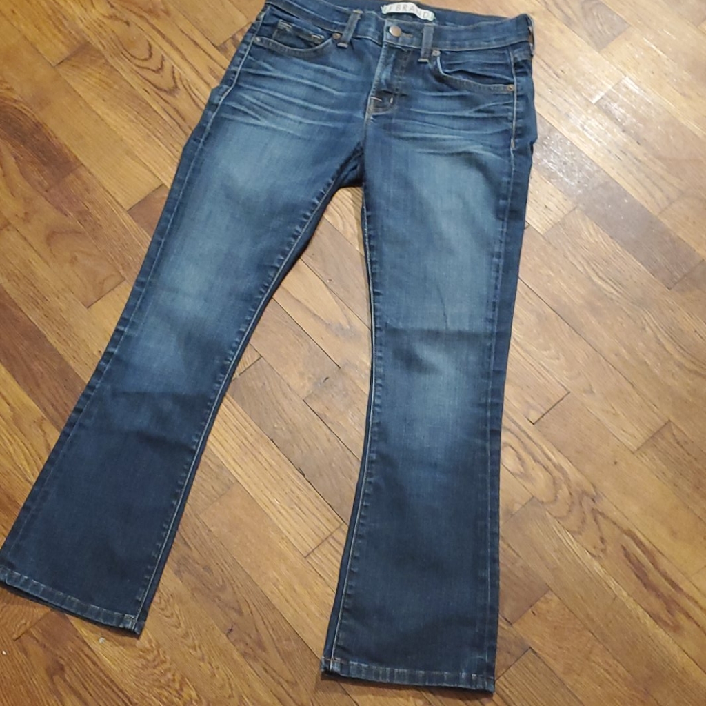 Vintage J Brand Murphy Cropped Bootcut Jeans Sz 26